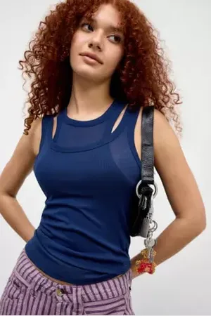 Urban Outfitters Canotta a Doppio Strato UO di in