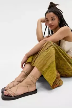 Urban Outfitters Sandali in Pelle UO con Cinturini Multipli di in