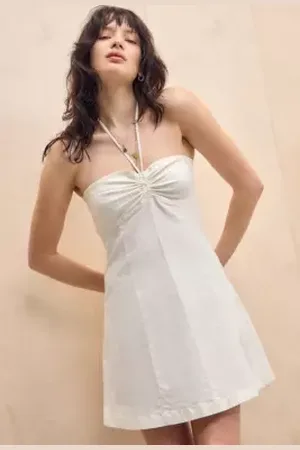 Kimchi Blue Cate Halter Mini Dress in a Urban Outfitters