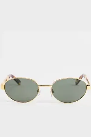 Meller Occhiali da Sole Gold Olive Karam in