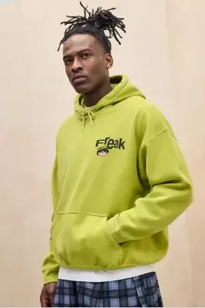 Urban Outfitters Felpa con Cappuccio UO Green Freak di in