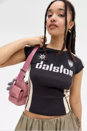 Urban Outfitters UO Dalston Football T-Shirt di in