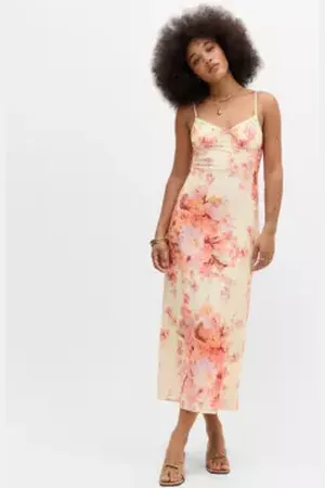 Love Triangle Bisu Floral Maxi Dress in a Urban Outfitters