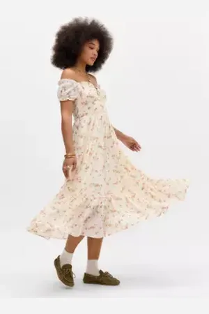 Kiss The Sky UO Exclusive Marabella Dress in a Urban Outfitters