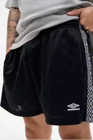Umbro Pantaloncini a Scacchi Neri Esclusivi UO in