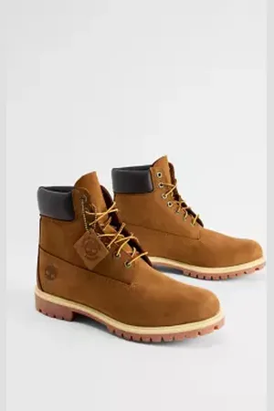 Timberland Rust 6 Inch Premium Boots in