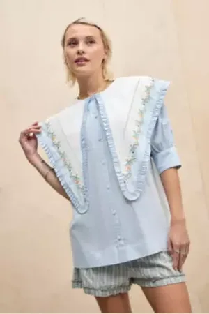 Damson Madder Sandy Summer Blouse in