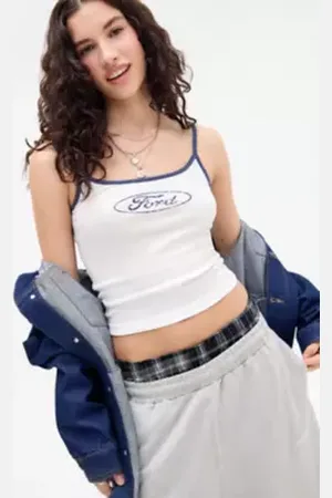 Urban Outfitters UO White Ford Cami di in