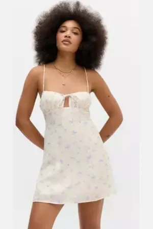 Kiss The Sky Rue Floral Mini Dress in
