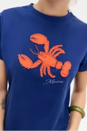 Urban Outfitters UO Lobster Appliqué T-Shirt in