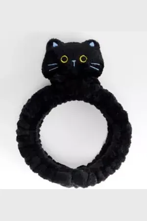 Urban Outfitters Fascia per Capelli Black Cat Spa Day di in