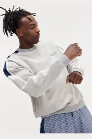 iets frans... Iets frans. Grey Textured Panel Sweatshirt in