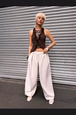BDG Bobbi Stripe Cocoon Trousers in