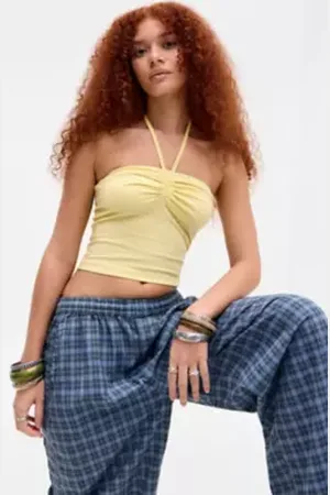 Urban Outfitters UO Danni Ruched Bandeau Top di in