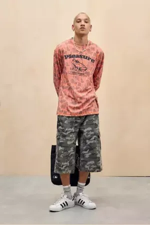 ED HARDY Pantaloncini Cargo Mimetici Esclusiva UO in