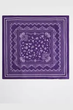 Urban Outfitters Foulard in Cotone Bandana Viola UO di in