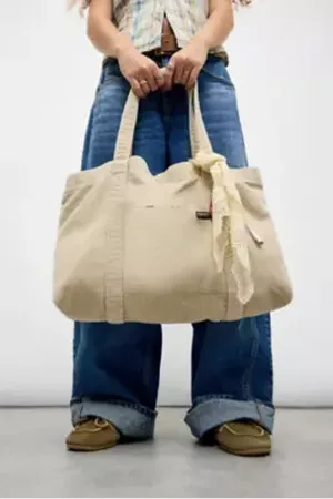 BDG Tab Pocket Corduroy Tote Bag in