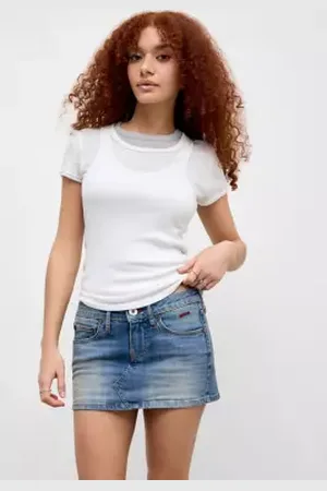 BDG Minigonna in Denim Ultimate Blu Medio in a Urban Outfitters