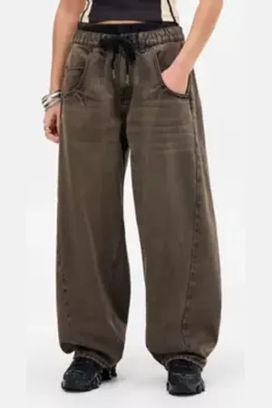 MINGA LONDON Jeans a Palloncino Sbiadito