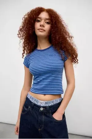 BDG Maglietta Baby a Righe in