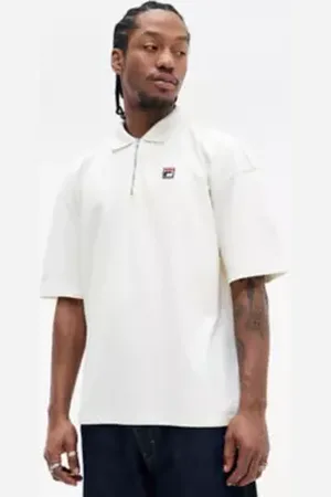 Fila Polo Boxy Remel Egret UO Exclusive in a Urban Outfitters