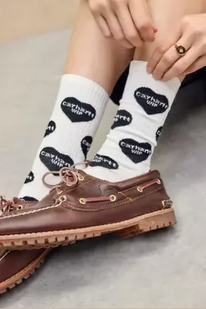 Carhartt Calzini con Logo a Cuore in