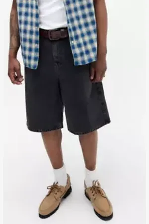 BDG Washed Black Jack Shorts in
