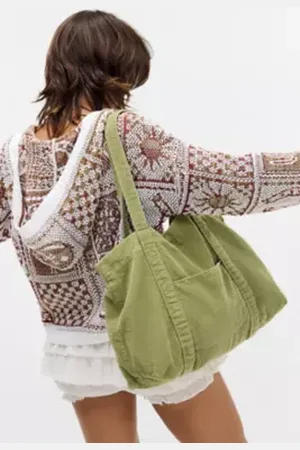 BDG Tab Pocket Corduroy Tote Bag