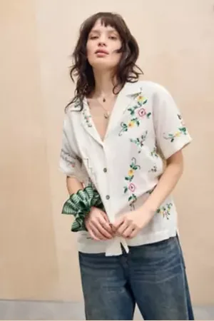 Kimchi Blue Camicia da Skate Ricamata Emily in