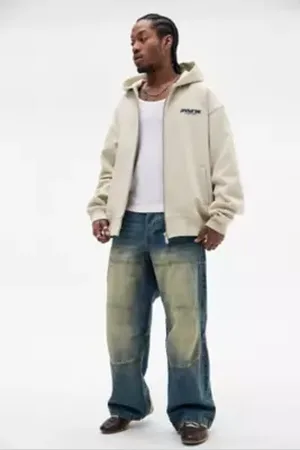 Avirex AVX Dept UO Exclusive Felpa con Cappuccio Ecru Rugged in a Urban Outfitters
