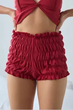 Out From Under Piper Perfetto Pointelle Arricciato Bloomer Pantaloncini in a Urban Outfitters