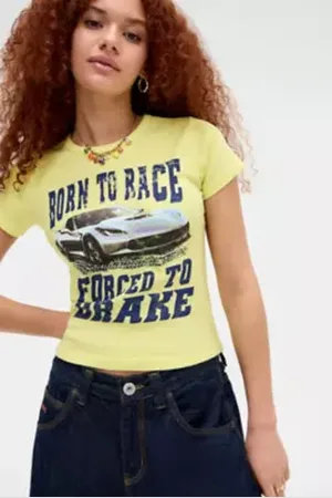 Urban Outfitters Maglietta UO Born To Race Baby di in