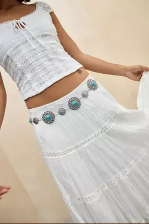 Urban Outfitters Collana con Cerchio Turchese UO di in