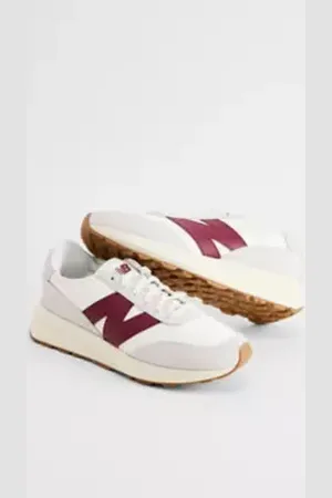 New Balance Scarpe da Ginnastica Ecru Borgogna 370 in
