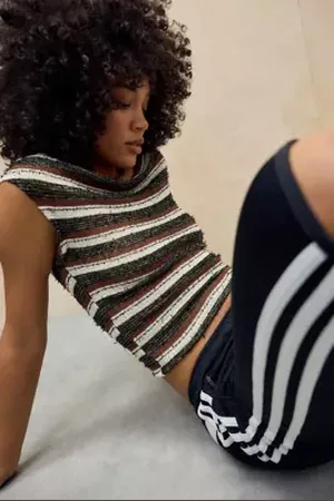 Jaded London Top in Maglia a Righe in