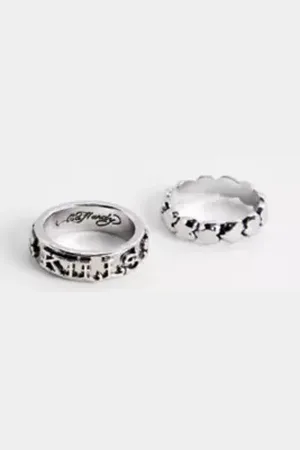 ED HARDY Confezione di Anelli Love Kills in