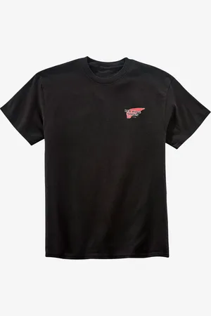 Red Wing T-shirt nera con logo