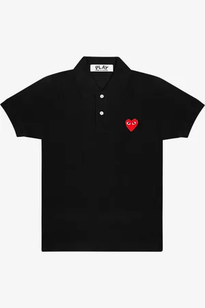Comme des Garçons Polo CDG Red Play blu