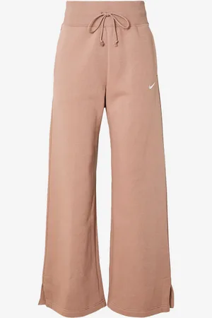 Nike Pantaloni sportivi a vita alta Phoenix Fleece tortora