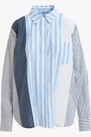 Essentiel Antwerp Camicia a righe bianche, azzurre e