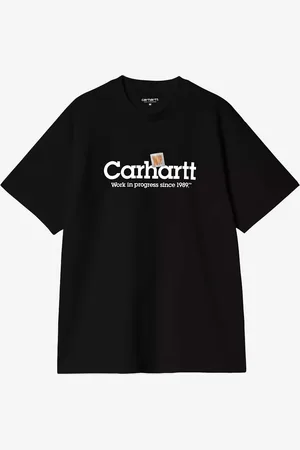 Carhartt T-shirt nera Label Script
