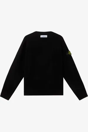 Stone Island Pullover in cotone con logo Compass