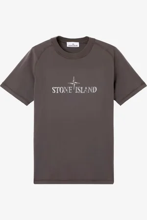 Stone Island T-shirt antracite con logo