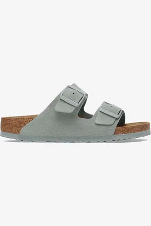 Birkenstock Arizona in suede Pure Sage