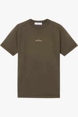 Stone Island T-shirt militare con stampa 