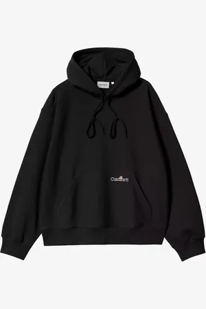 Carhartt M Felpa con cappuccio Label Script nera