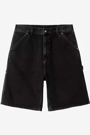 Carhartt Short Rivet neri in demin
