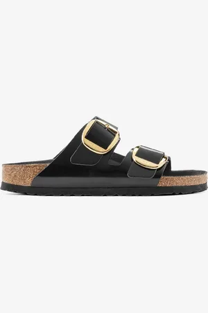 Birkenstock Arizona Big Buckle nere pelle naturale