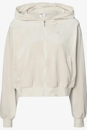 Nike Felpa in velour con cappuccio e zip