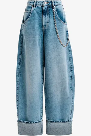 Essentiel Antwerp Jeans a palloncino con risvolti